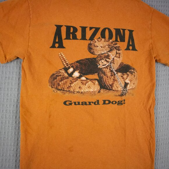Gildan Y2K Arizona Guard Dog Snake Tee Mens Small - Picture 7 of 8
